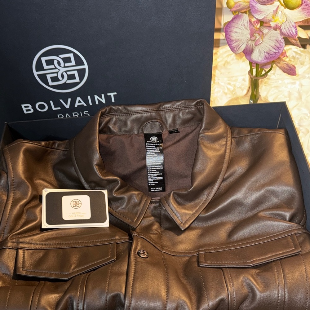 Men's Brown Lambskin Leather Jacket